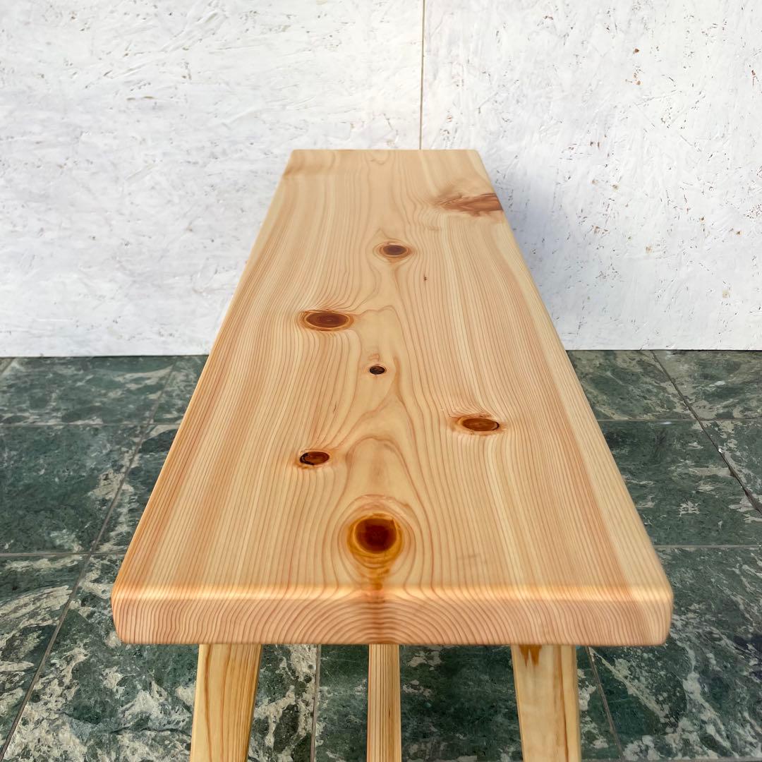 国産ひのき　ダイニングベンチ　木製ベンチ　チェアー