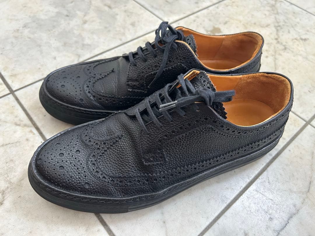 パントフォラドーロ　ウィングチップ　ブラック Pantofola d'Oro