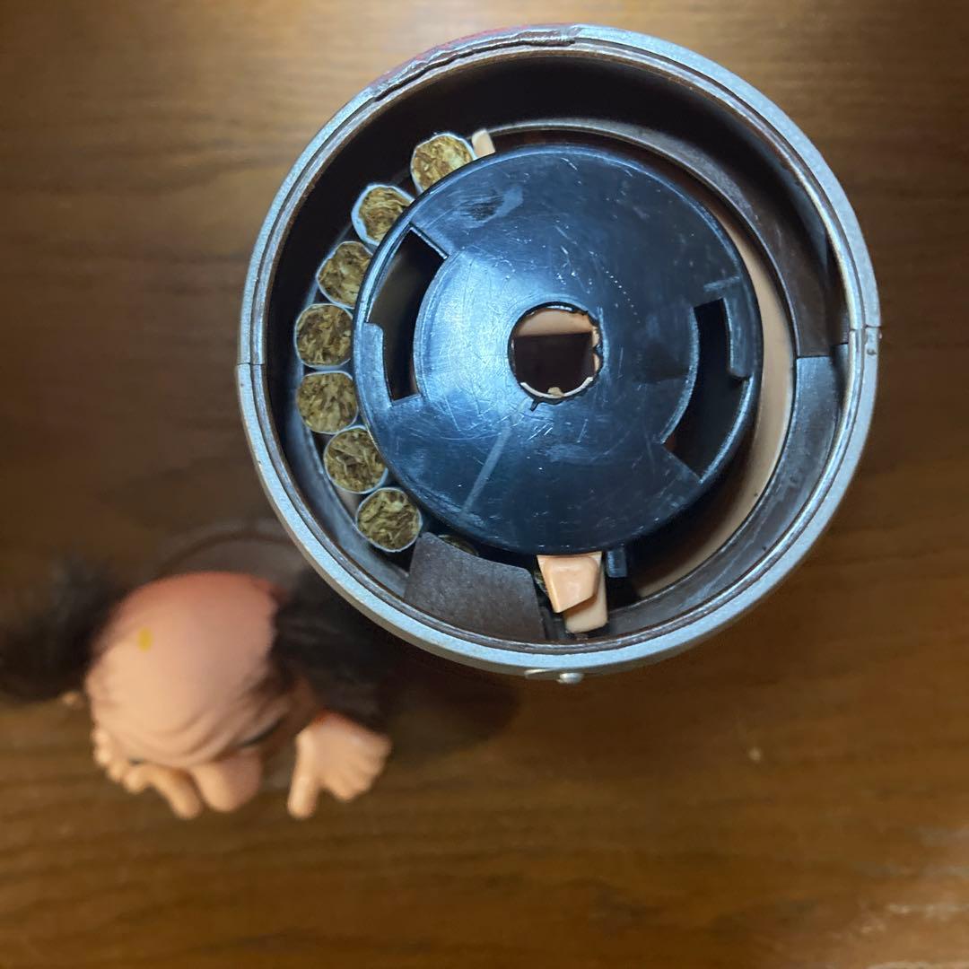 シガレットディスペンサー　ビンテージ煙草入れ人形　バレルマン