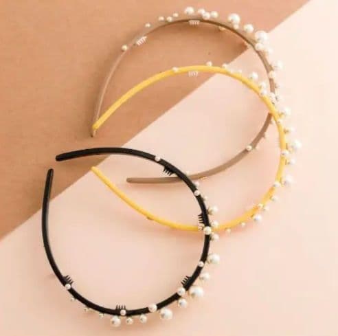 アレクサンドルドゥパリ　激レア　パール　ブラック　カチューシャ