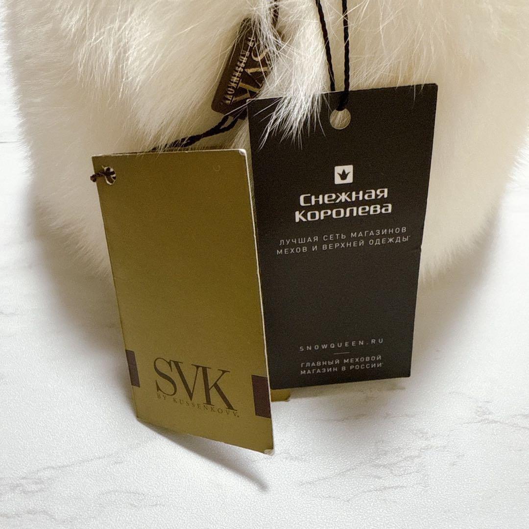 新品タグ付き✨ロシアンハット　リアルファー　北極キツネ