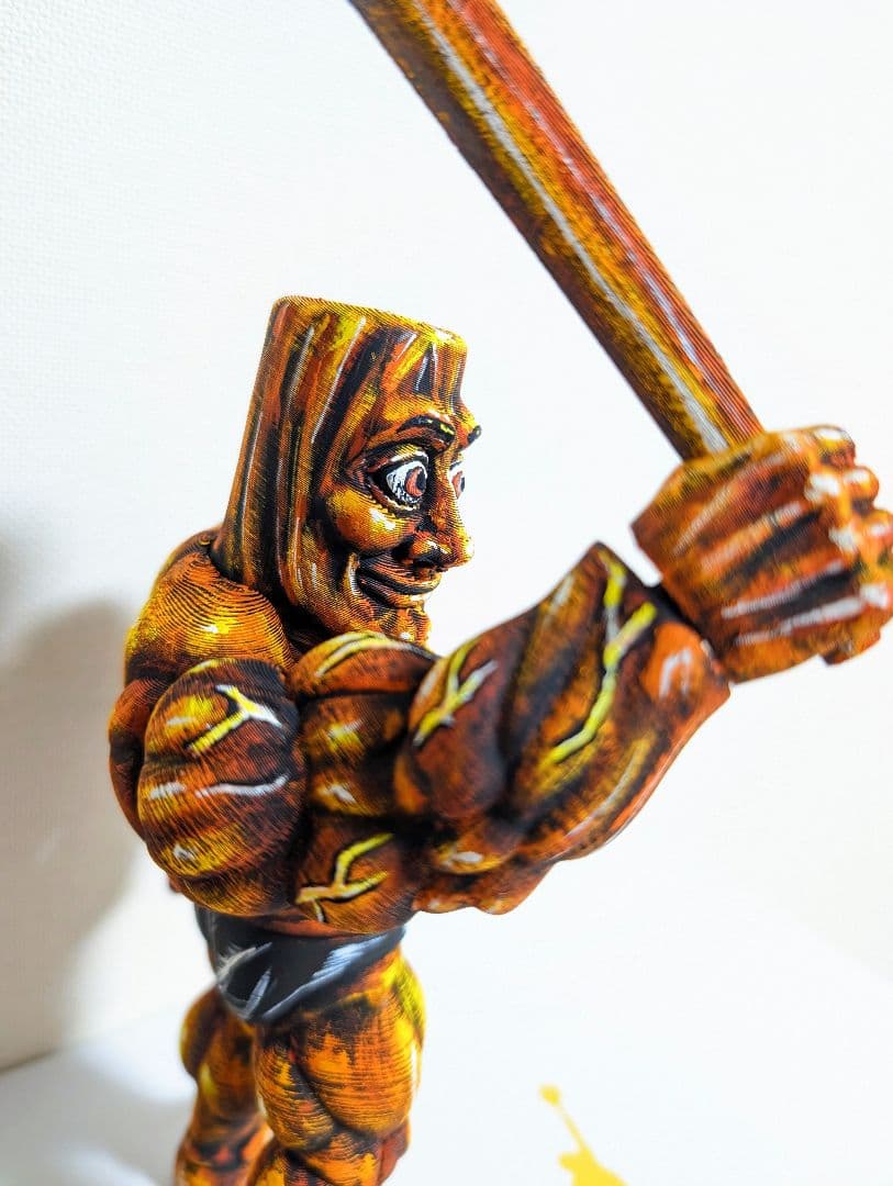 k*k様 リペイント品　トゥントゥントゥンサフール　高さ22cm超ビッグサイズ