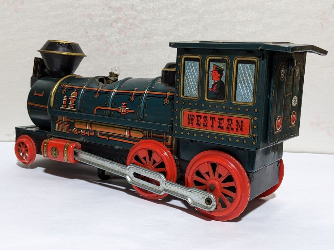 ♦ブリキのおもちゃ WESTERN機関車 昭和時代コレクション骨董品アンティーク