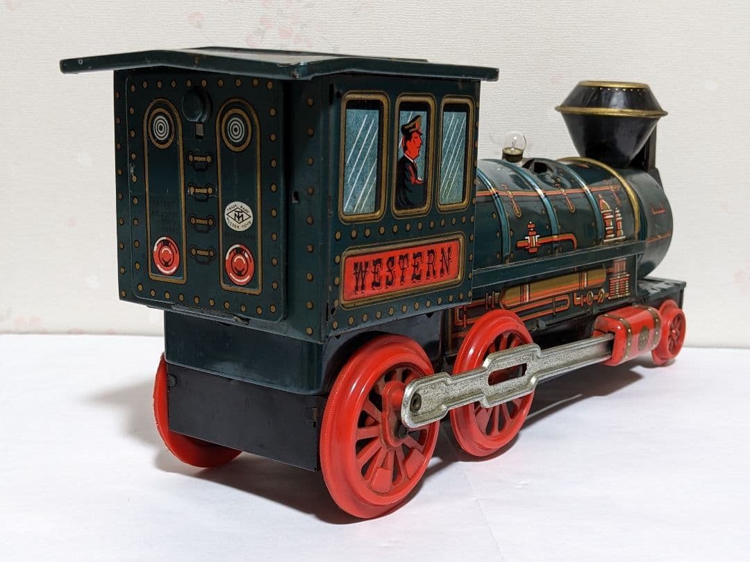 ♦ブリキのおもちゃ WESTERN機関車 昭和時代コレクション骨董品アンティーク
