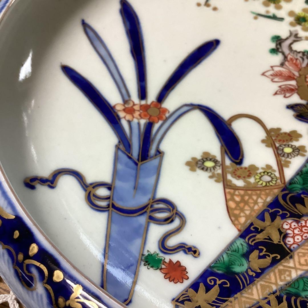 k20 古い伊万里焼　　鉢2入り　木箱付き