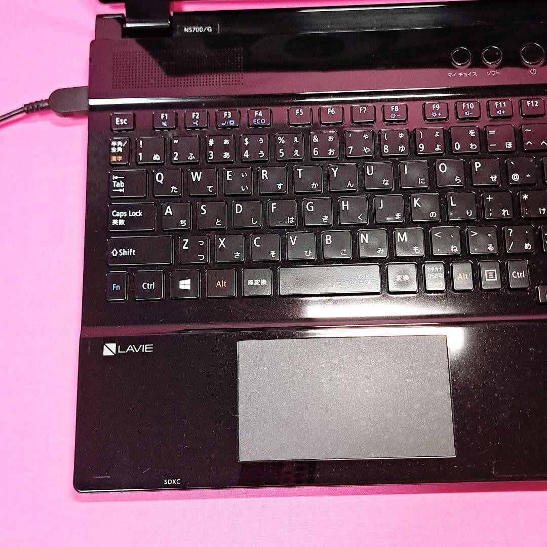 G67爆速ハイスぺ　NECノートパソコン 7世代i7/SSD512/メモリ16