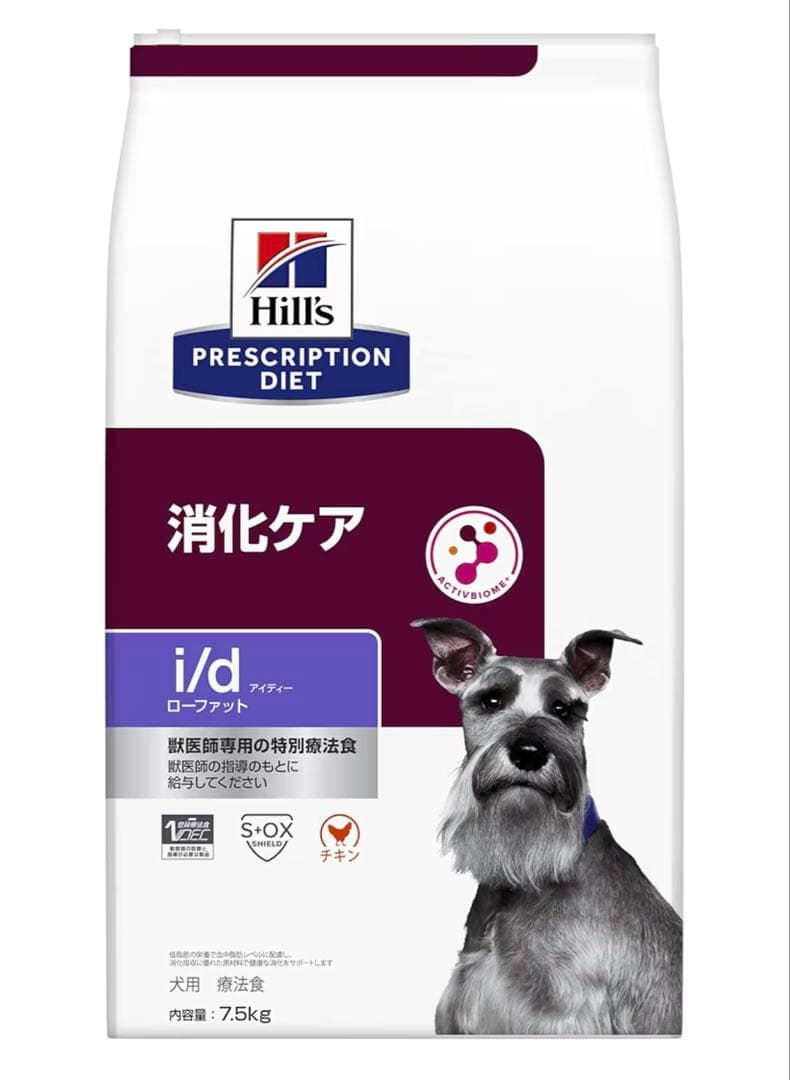 Hill's ヒルズ i/d ローファット 7.5kg