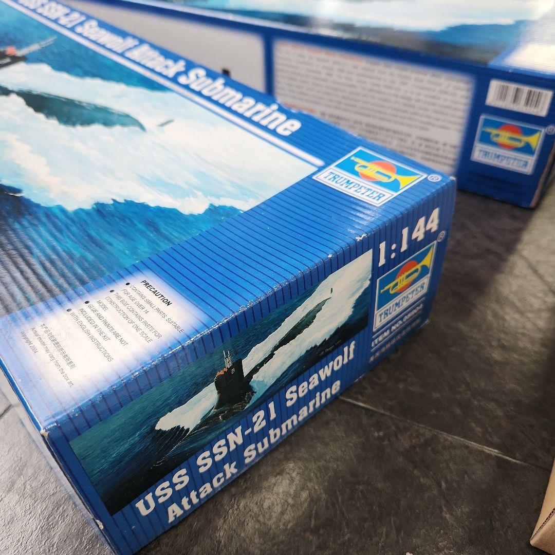トランペッター 1:144 USS SSN-21 シーウルフ攻撃型潜水艦 新品