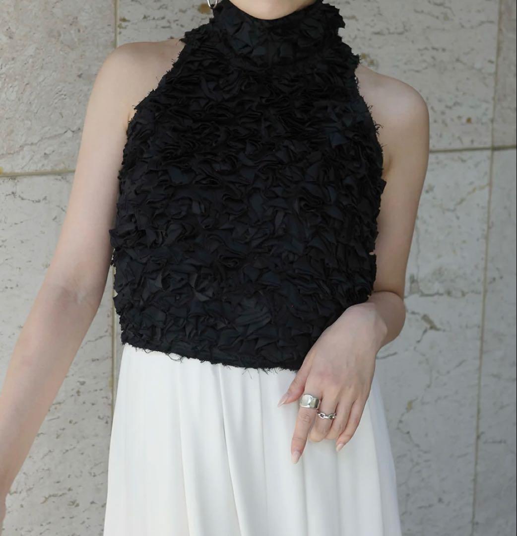 ♡完売anuans♡パティキュラーブラウス♡Mサイズ♡ブラック♡