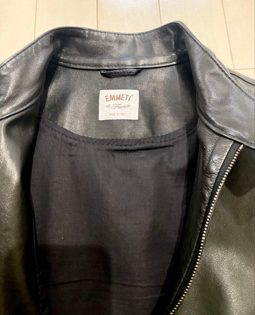 ゆう　美品 EMMETI JURI エンメティ ユリ46 ライダース