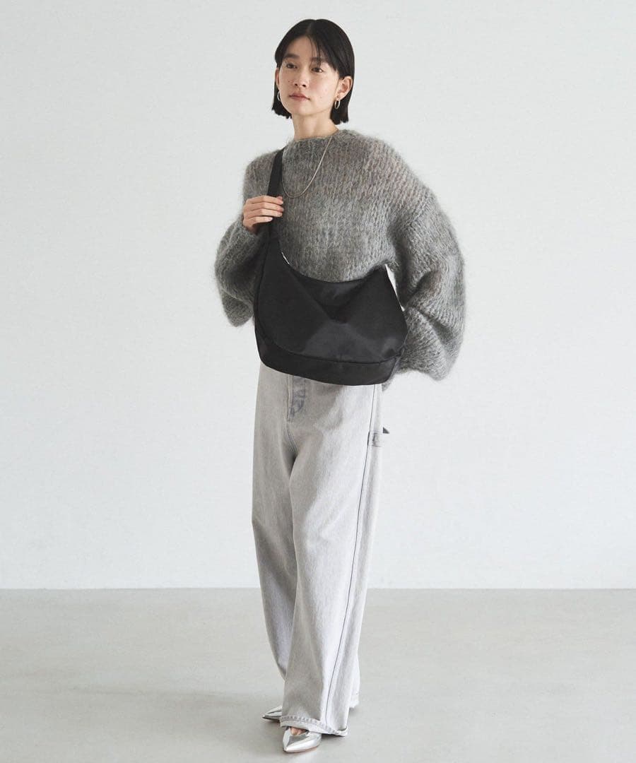 ★極美品★russet ラシット　ラウンドビッグショルダーバッグ　ゴールド金具