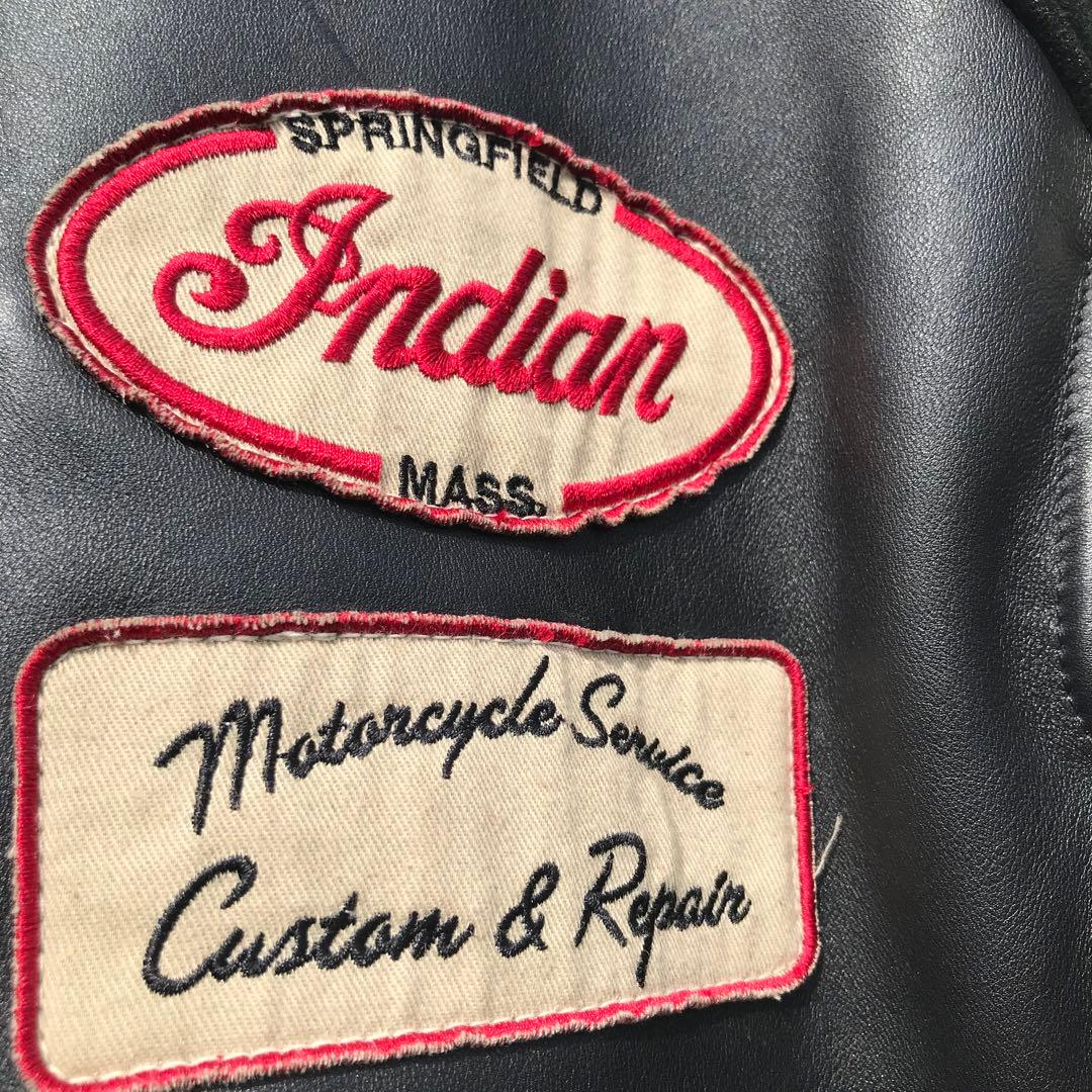 インディアンモーターサイクル ライダース L スエード レザー