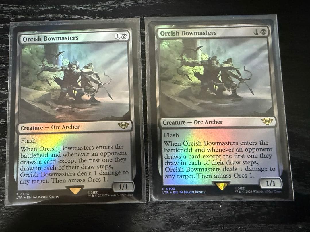 MTG　オークの弓使い　英語　foil 2枚セット