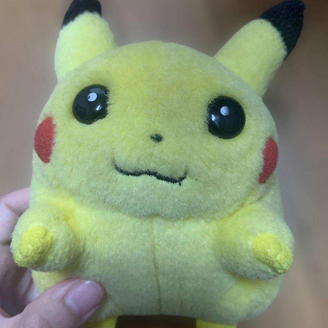 毛並良好！初期 ピカチュウ ぬいぐるみ TOMY トミー ポケモン 初代