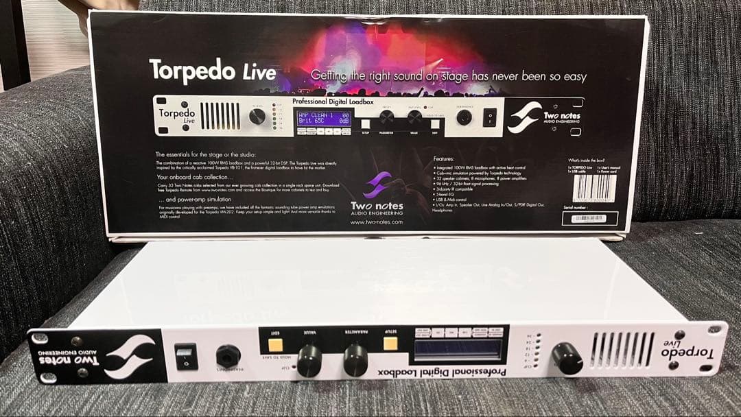 【美品】Two notes Torpedo Live デジタルロードボックス