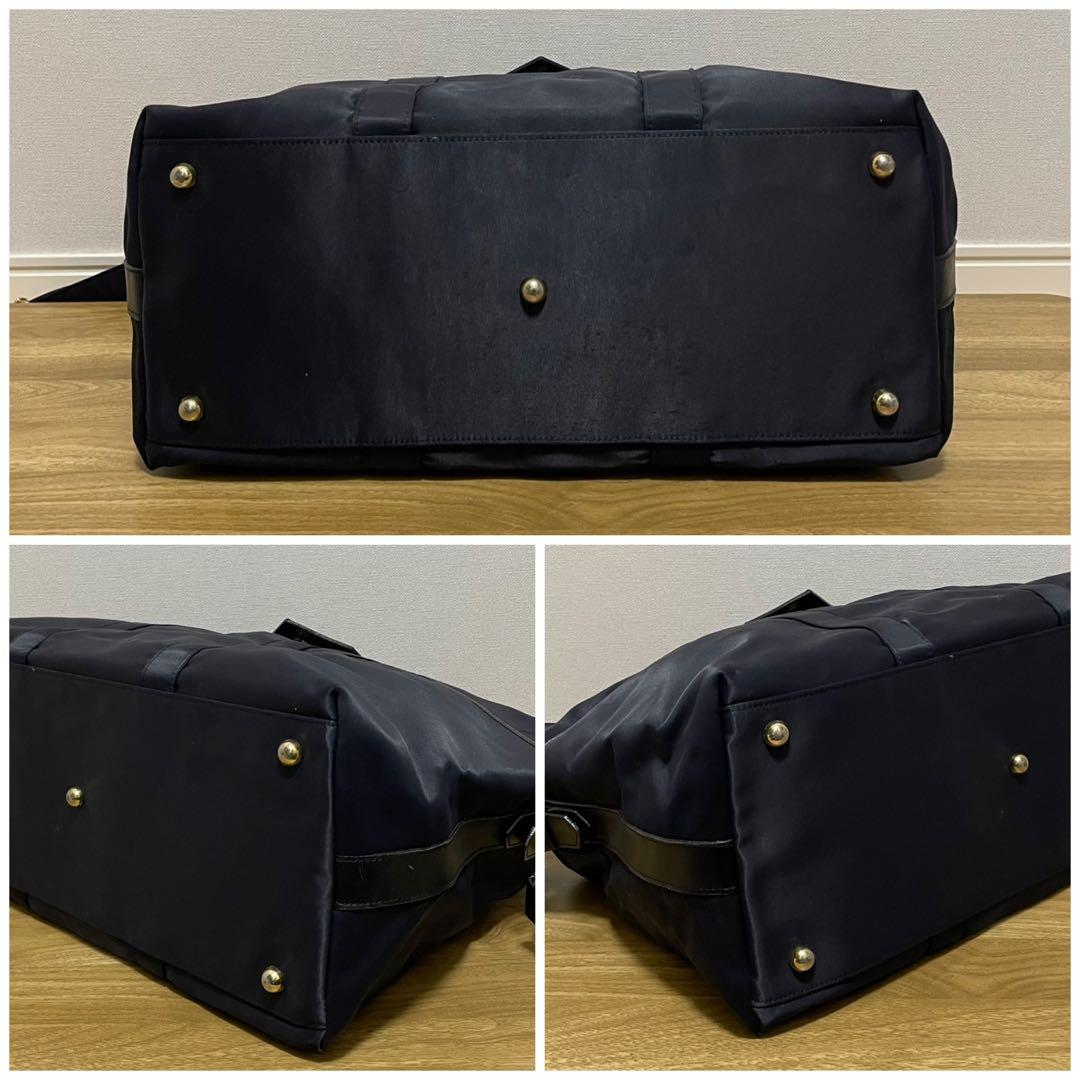 《美品》SAINT LAURENT（サンローラン）ナイロン×レザー ハンドバッグ