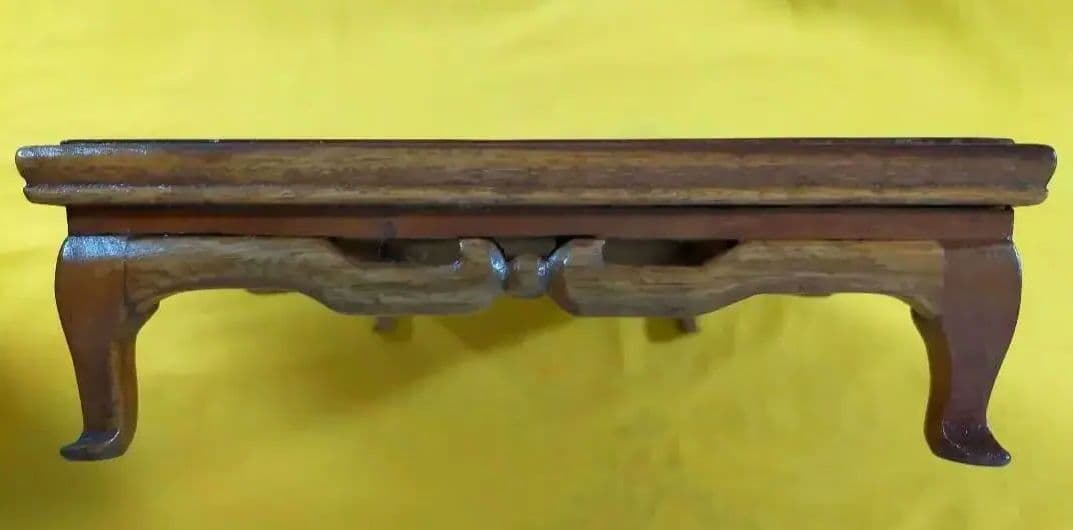 ♥特価セール中!　中国伝統工芸美術　天然唐木材　長方形花台