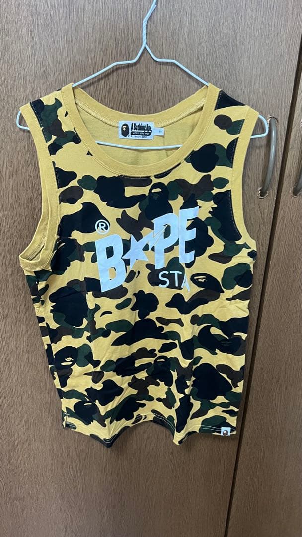 A Bathing Ape タンクトップ Sサイズ カモフラージュ