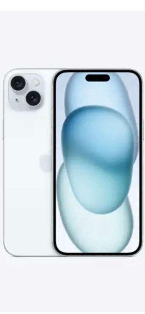 【美品】iPhone 15 PLUS ブルー 128GB フィルムセット