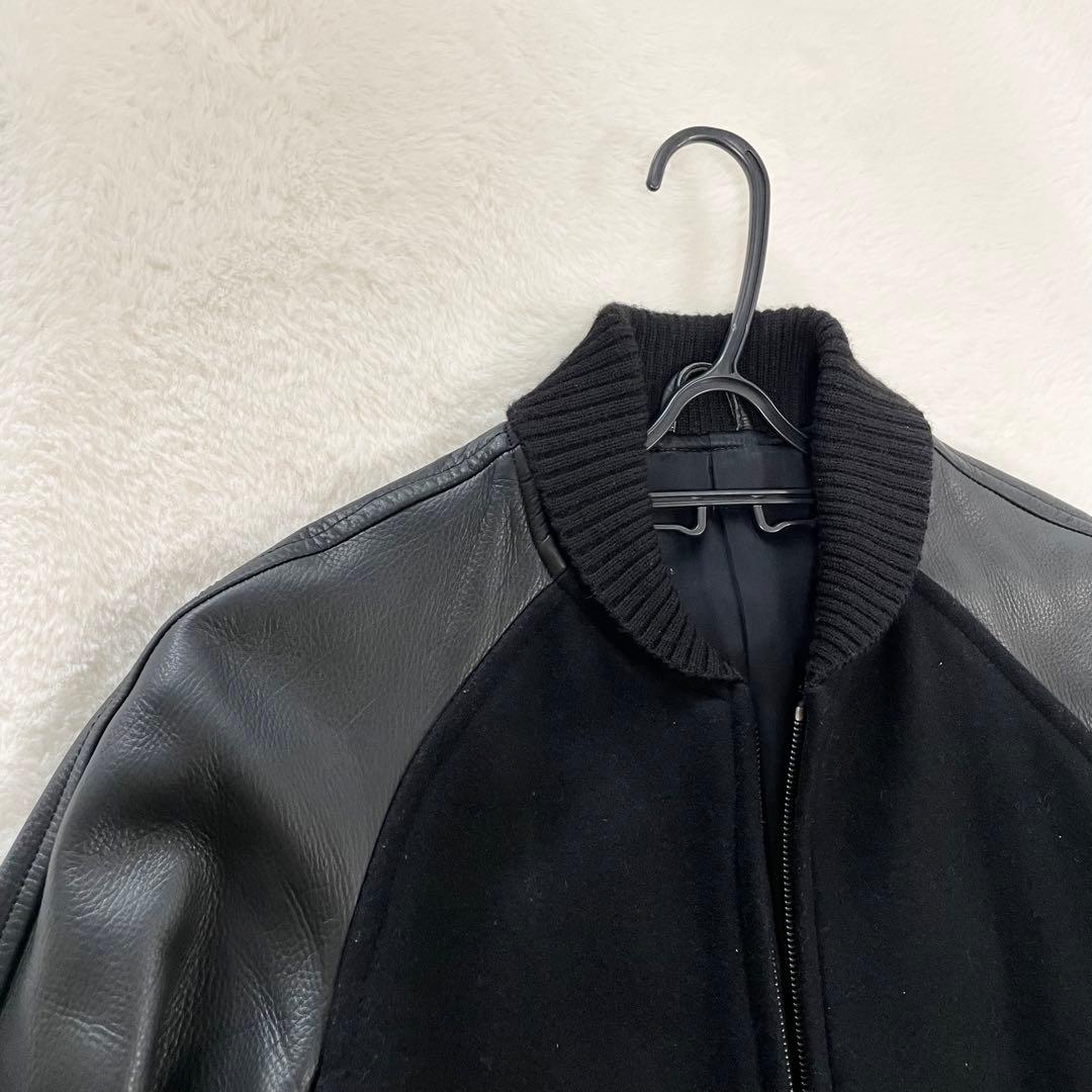 ✨️希少L✨️ATTACHMENT　ライダース　スタジャン　切り替え　レザー