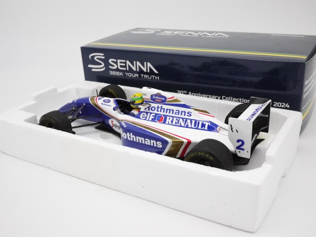 F31_VG30DET1/18 ウィリアムズ FW16ラストレースA.セナ