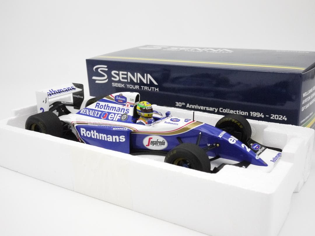 F31_VG30DET1/18 ウィリアムズ FW16ラストレースA.セナ