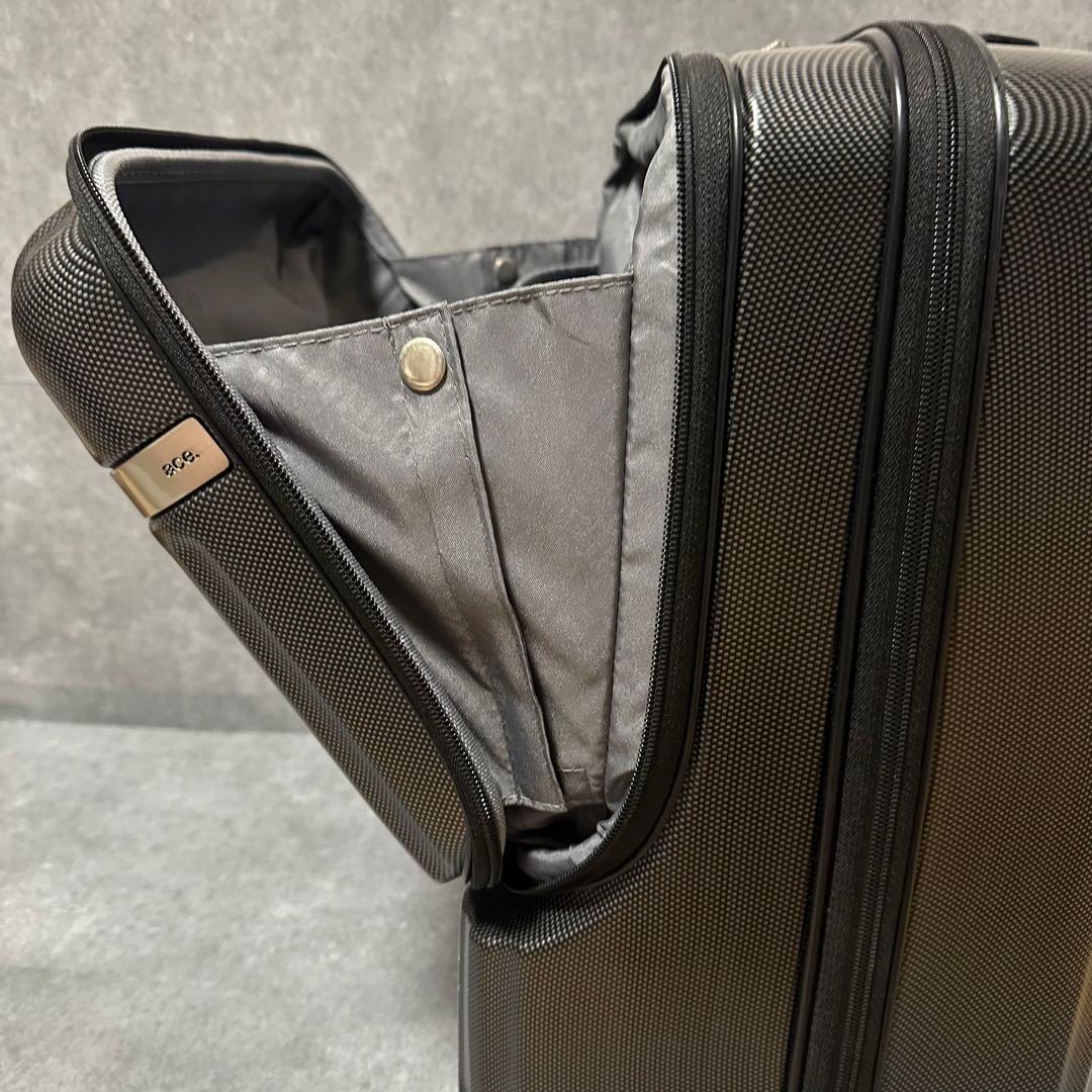 ace. パリセイド　キャリー　スーツケース　36L フロントオープン