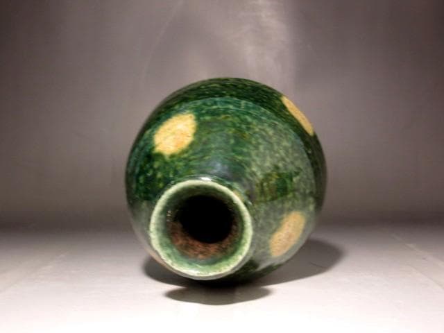 北大路魯山人　織部徳利　黒田陶々庵極めの逸品　r268