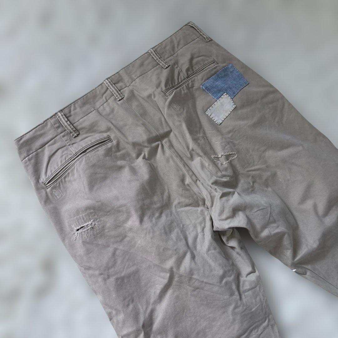 極美品！ポロ ラルフローレン リペア加工 クラッシュ チノパン ボトム パンツ