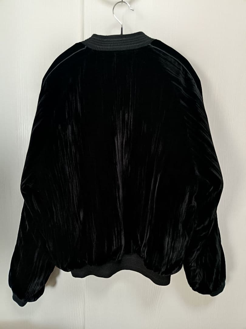 YOKE　VELVET SOUVENIR JACKET ヨーク　ブルゾン 黒