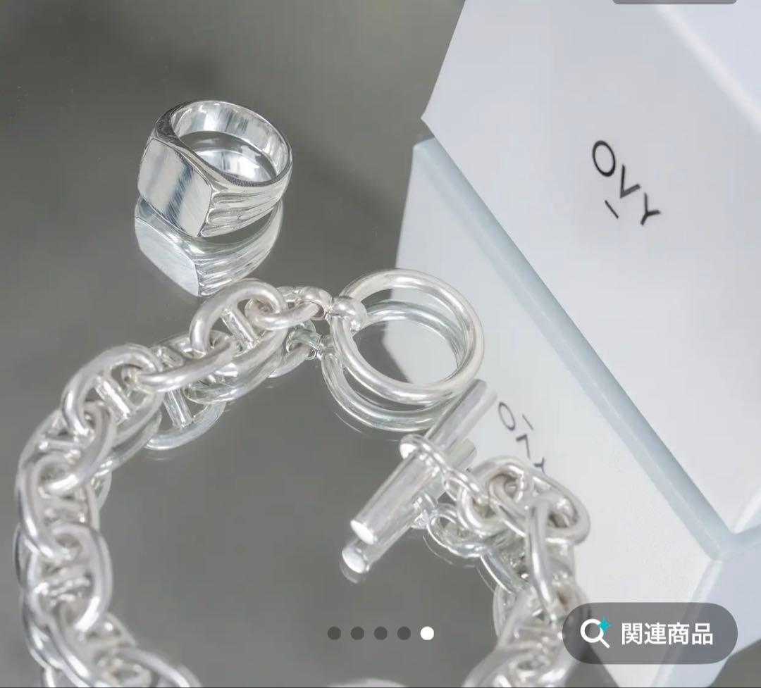 アクセサリー Silver Anchor Chain Bracelet OVY