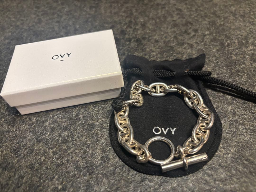 アクセサリー Silver Anchor Chain Bracelet OVY