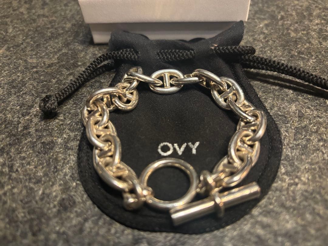 アクセサリー Silver Anchor Chain Bracelet OVY