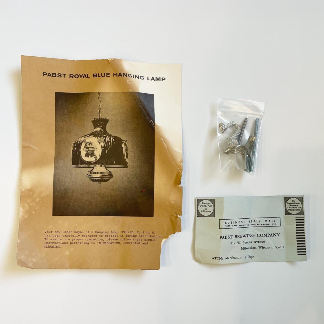 【デッドストック】1970's パブスト 照明 Pabst ビンテージ 08