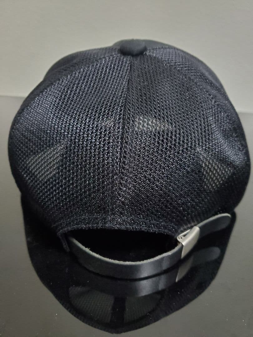 Mr.FATMAN メッシュキャップ　ブラック　マイティシャイン