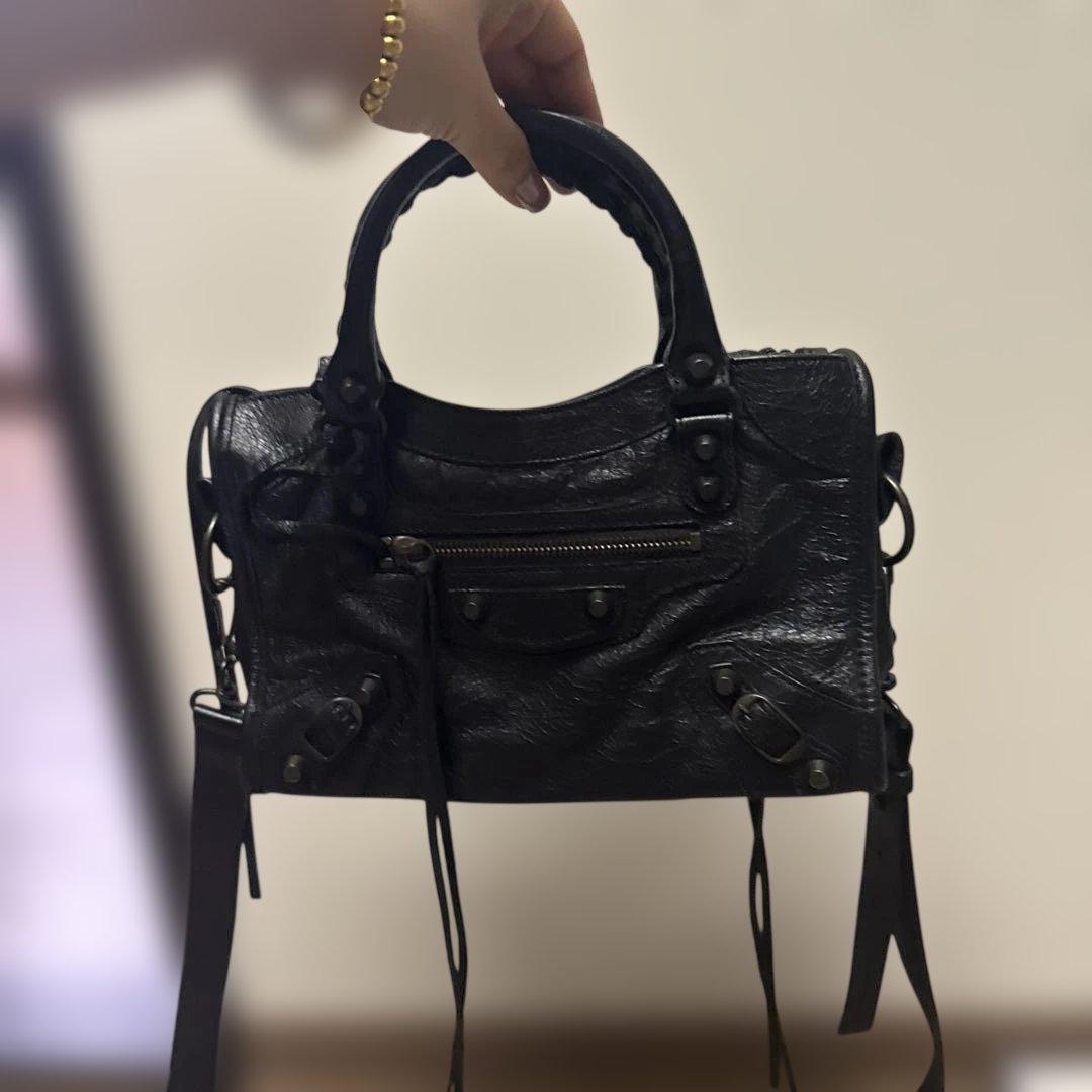 バレンシアガ ミニシティ（ミニ・モーターサイクルバッグ） ブラック