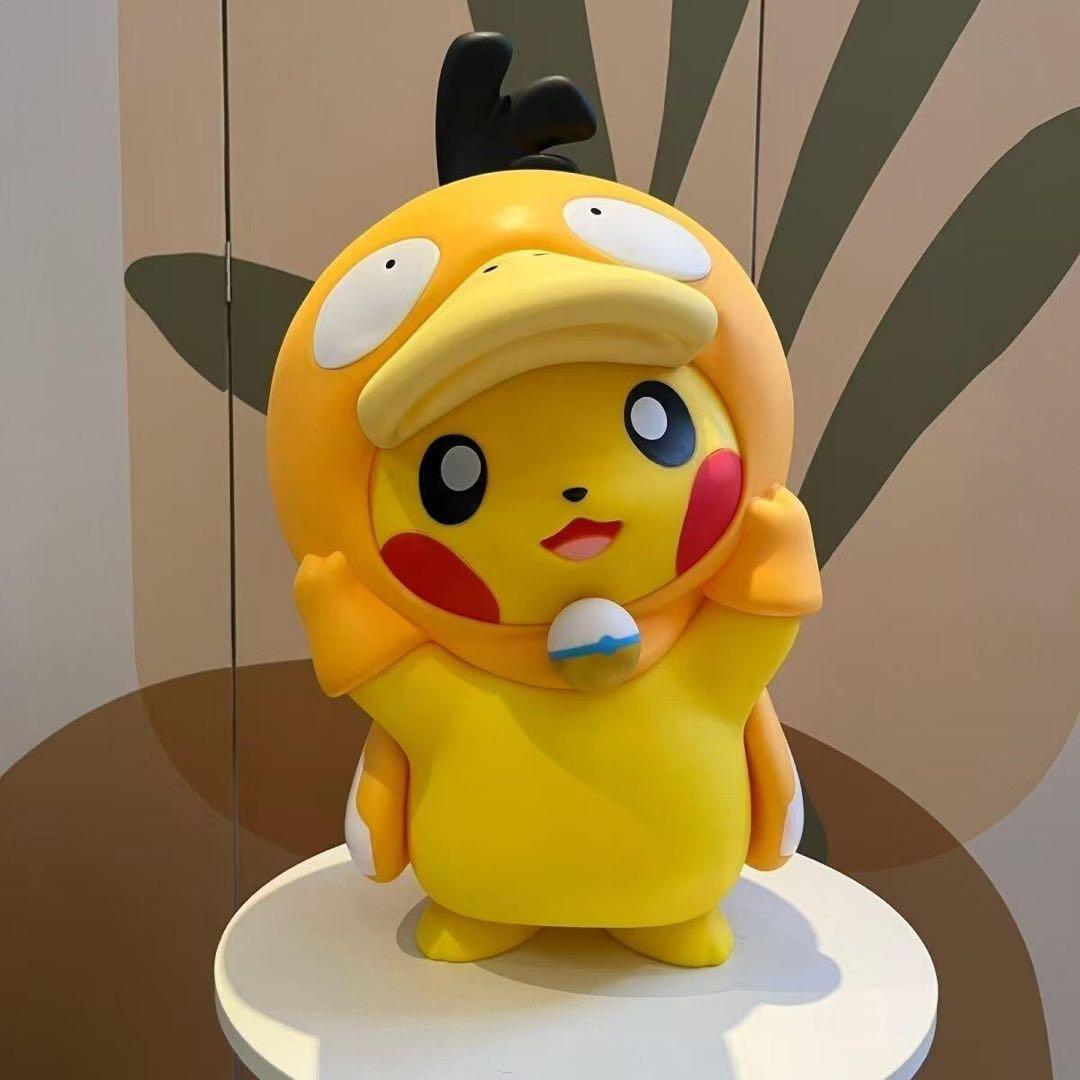 ピカチュウ カモノハシ帽子 フィギュア 約42cm