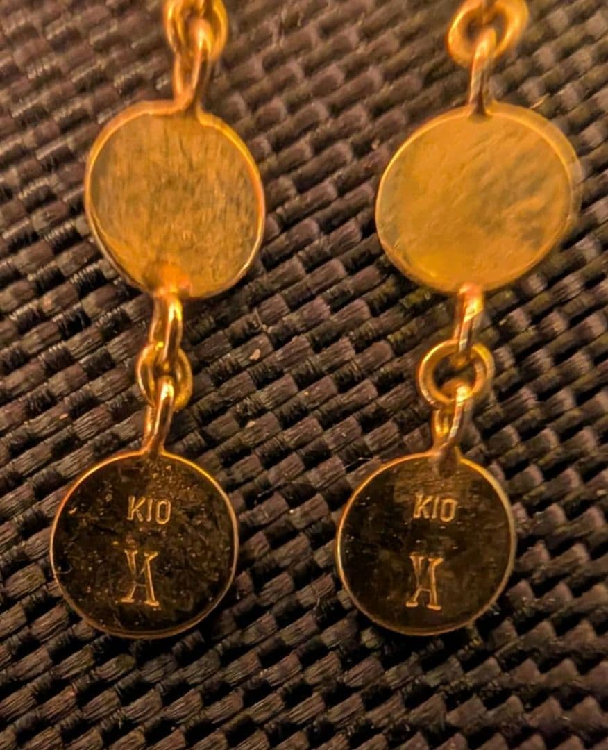 K10 ロングチェーン ピアス