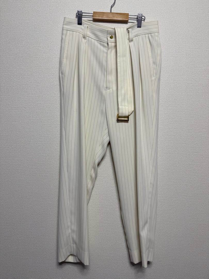 CULLNI 22SS ストライプ　MA-1 ブルゾン　スラックス　セットアップ