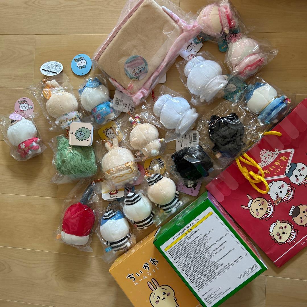 ちいかわ　マスコット　うさぎ　ハチワレ　スノードーム　ルームライト　まとめ売り