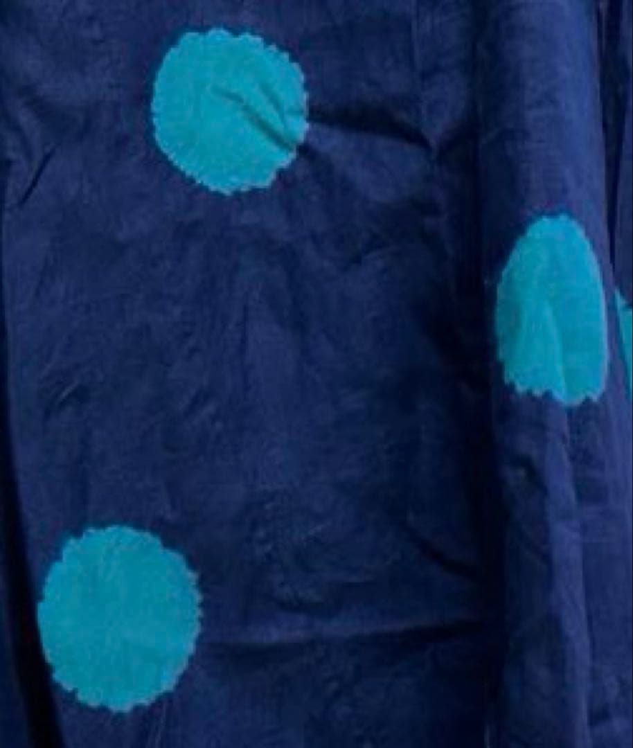 SOU・SOU 近清絞り　麻　富士/水玉大　Sサイズ