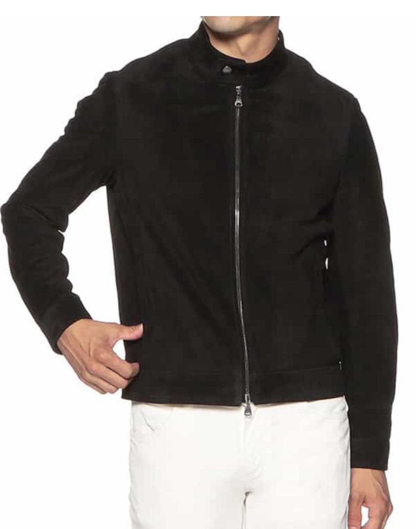 【美品】EMMETI（エンメティ）『JURI』のスエードブルゾン