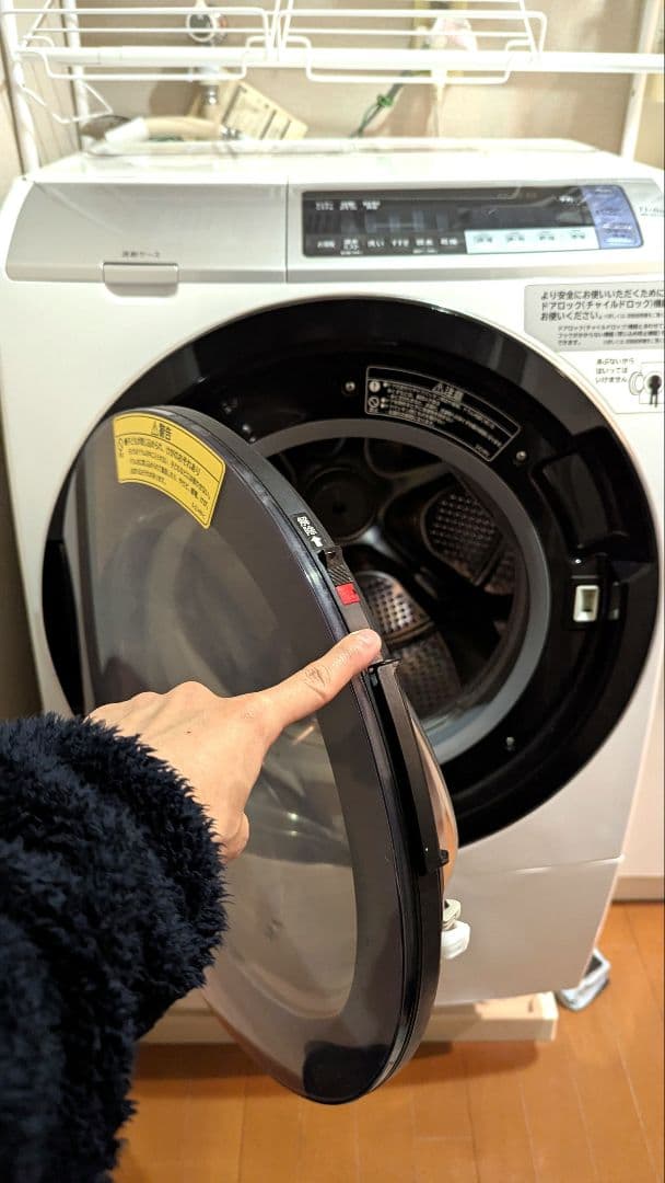 h*m様 HITACHI ドラム式洗濯機 BD-SV110B 左開き【説明欄必読