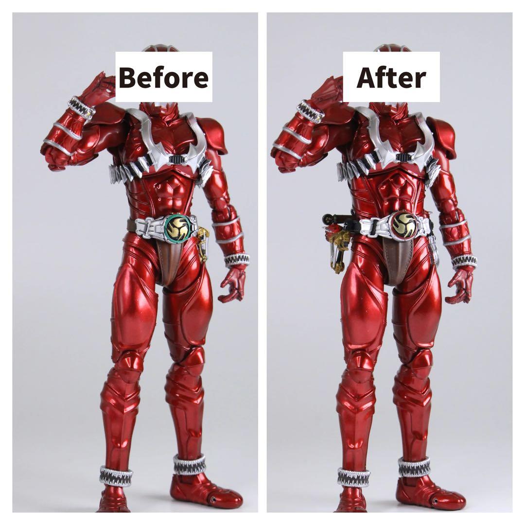 【新品】フィギュアーツ真骨彫に使用可！　仮面ライダー響鬼系改造腹部　轟鬼&斬鬼用