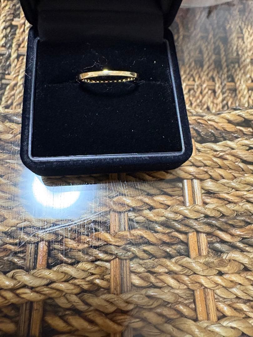 ピクニクK18金ハーフエタニティダイヤモンドリング0.3カラット