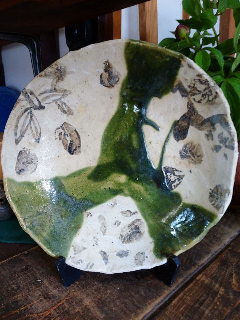益子焼 大皿 陶器.