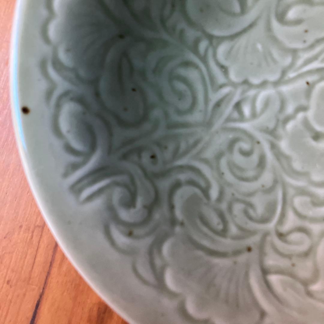 茶道具　菓子鉢　唐物　青磁