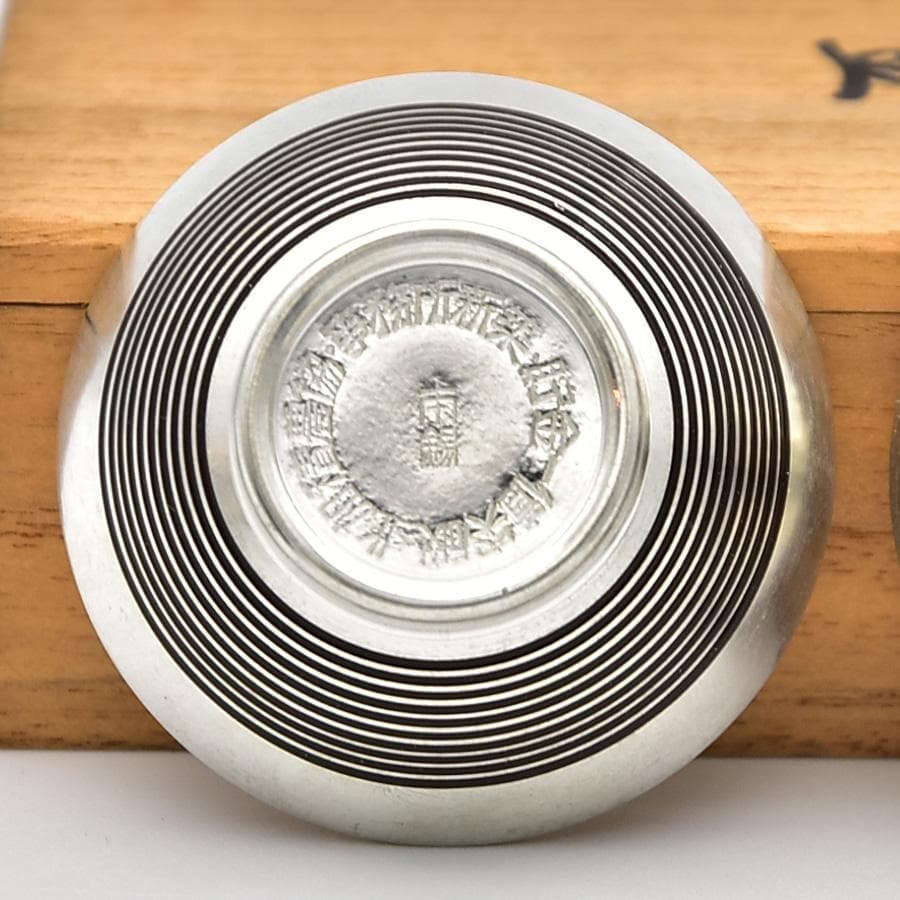 未使用 錫製 御盃 一対 二客 酒盃 ぐい呑み 共箱 約59g 酒器