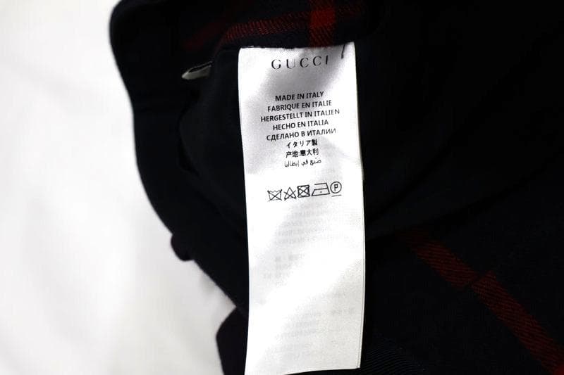 【未使用】GUCCI　グッチ　GG　ロゴ　スカート　サイズ44　パープル×レッド