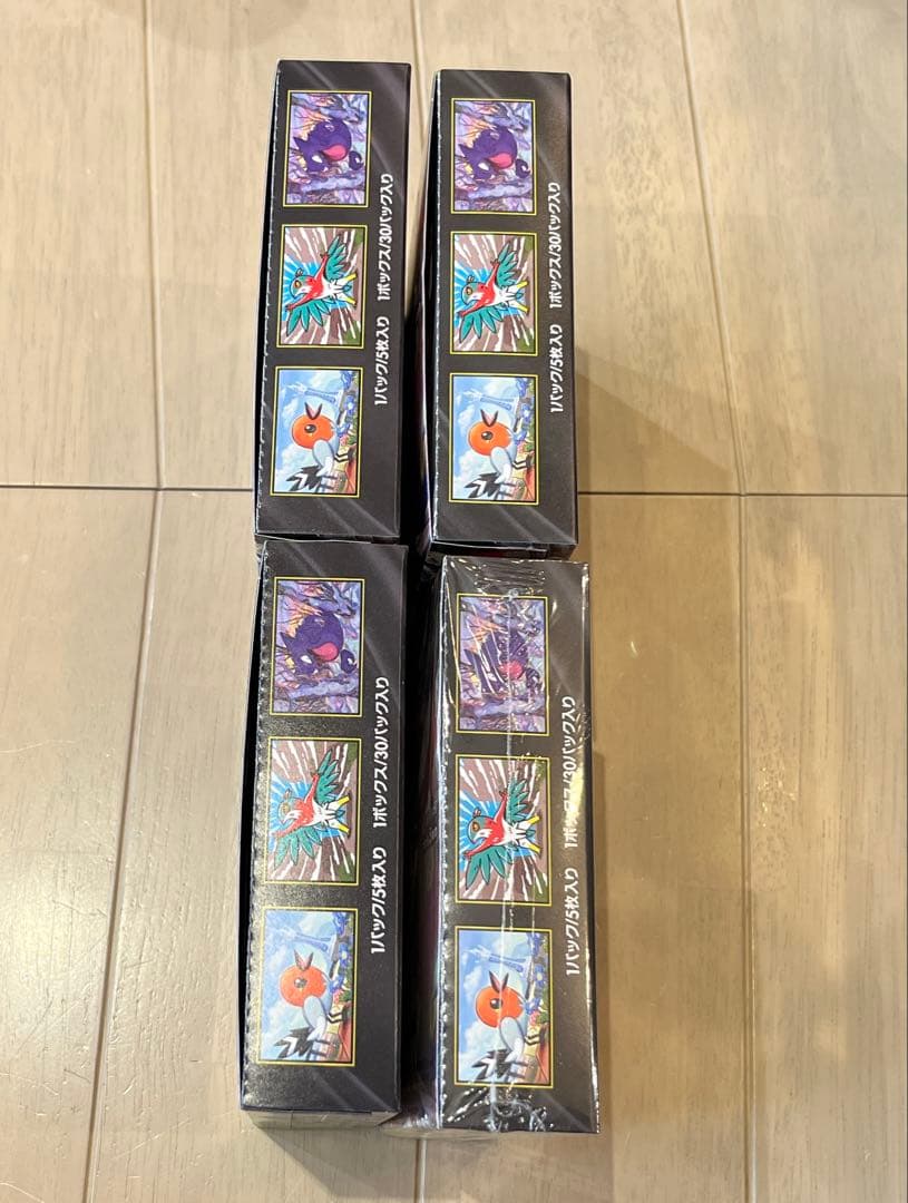 ポケモンカード ムニキスゼロ 4BOX 未開封 シュリンク付 ぺりぺり付